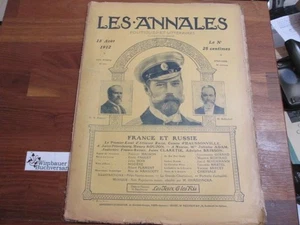 Les Annales, XXXe annee No 1521 18 Aout 1912 Brisson, Adolphe : - Picture 1 of 1