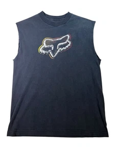 Vintage Y2K Fox Racing Moto X Cross Graphic Tee Herren M schwarz Dirt Bike T-Shirt - Bild 1 von 6