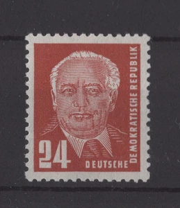 (WH23566) GDR/DDR - 1952, MI 324z Wz2XI, SIGNED, MNH, CV €35, SEE SCANS - Picture 1 of 2