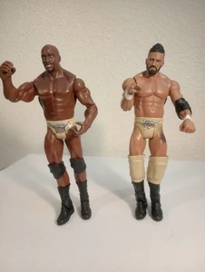 Lote de 2 figuras de Darren Young y Titus O'Neil Battle Pack WWE Wrestling PTP - Imagen 1 de 5