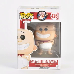 Funko POP! Movies #426 Captain Underpants Vinyl Figure NIB - Picture 1 of 2