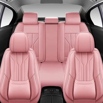 Funda de asiento de coche de 5 plazas de cuero sintético, para Mercedes Benz GLE350 GLE400 GLE450 Foto 1 de 4