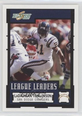 2004 Score League Leaders LaDainian Tomlinson #355 HOF - Image 1 of 2