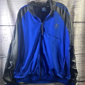 Adidas Firebird Track Jacket Mens 3XL Full Zip 3 Stripes Trefoil - Picture 1 of 11