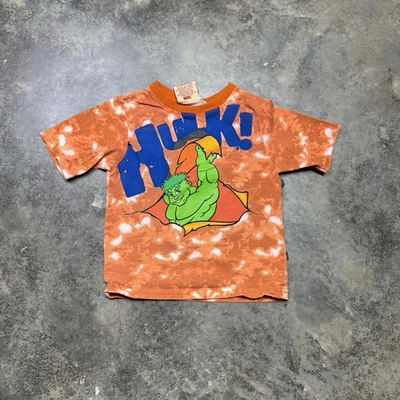 Винтажная детская футболка Marvel 2004 Hulk Tie Dye детский размер 2y - Изображение 1 из 4