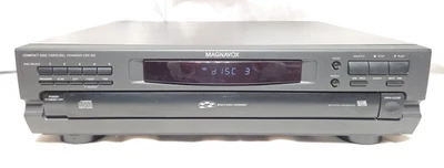 Magnavox CDC748 5-CD Compact Disc Multi Disc Carousel Changer Tested No Remote - Image 1 of 4