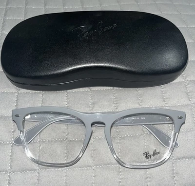Ray Ban 4487 Steve Size 54 Gray Crystal Transparent Eyeglass Frame - Image 1 of 4