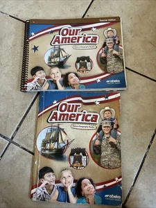 Our America Reader + Teacher Edition Abeka Fifth 5th Edition History/Geography - Picture 1 of 6