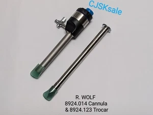 R. WOLF 8924.014 Kanüle & 8924.123 Trokar (gebraucht). - Bild 1 von 18