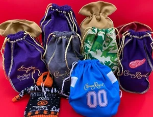 BOLSAS CROWN ROYAL RESERVE XO 750 ML Y 1/2 GALÓN ALGUNAS MUY RARAS TU ELIGES - Imagen 1 de 15