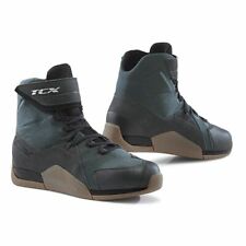 Waterproof Motorcycle Boots > TCX District T-Dry Short Casual - Gunmetal / Brown