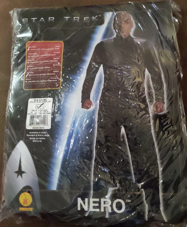 Fantasia Rubie's 889200STD Star Trek filme Nero adulto padrão tamanho único - Imagem 1 de 4