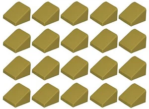 Ladrillo Lego que falta 54200 verde oliva x 20 ladrillo pendiente 31 1 x 1 x 2⁄3 - Imagen 1 de 1