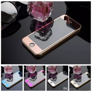Front+Back Mirror Tempered Glass Screen Protector cover for iPhone 5 6S 7 plus - Picture 1 of 5