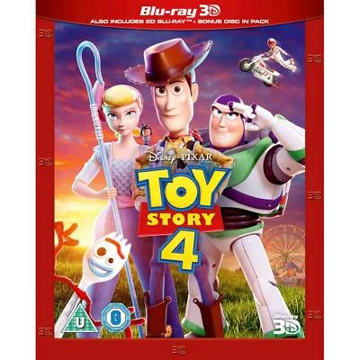 Disney Pixar Toy Story 4 [Blu-ray + 3D] [2019] [Region Free] New Sealed - Image 1 of 3