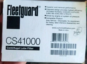 Fleetguard CS41000 Centrifugal Lube Filter - Picture 1 of 1