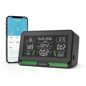INKBIRD Multifunctional Air Quality Monitor Detector IAQM-129-W WiFi Indoor - Picture 1 of 8