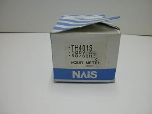 MATSUSHITA TH401S HOUR METER DUAL 100V~ 50/60Hz 1.5W NAIS NEW IN BOX - Picture 1 of 7
