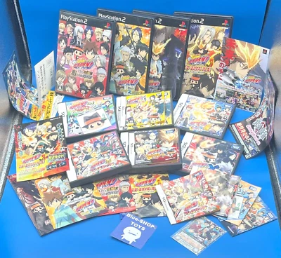 Lot 10 ALL private tutor Hitman REBORN! set Nintendo DS + PS2 + promo card Japan - Image 1 of 4