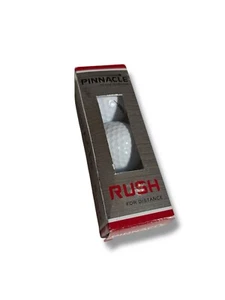 New Box Pinnacle Rush Distance White Golf Balls (3 Balls) - Picture 1 of 4