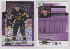 2017-18 O-Pee-Chee Platinum Violet Pixels David Krejci #36