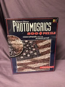 American Flag Photomosaics Jigsaw Puzzle Robert Silvers 529 pcs NEW SEALED - Picture 1 of 6