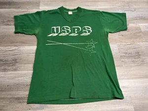 Vintage 80s USPS United States Postal Service Promo T-Shirt Single Stitch Size M - Picture 1 of 10