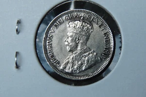 1928 Canada silver ten 10 cents, AU-55 - Picture 1 of 2