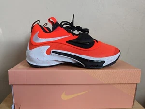 NIKE Zoom Freak 3 TB Bright Crimson Sneakers DA7845-600 Men's Size 11.5 BNIB - Picture 1 of 9
