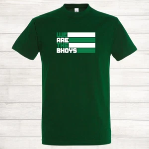 Celtic FC We are the Bhoys The Hoops The Celts Glasgow Celtic Green T Shirt - Picture 1 of 15