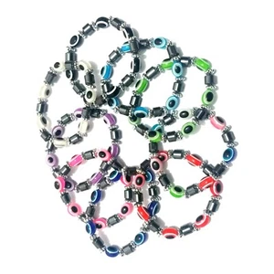 elastisches Perlen Armband türkisches magisches Auge Glückbringer Talisman  - Bild 1 von 19