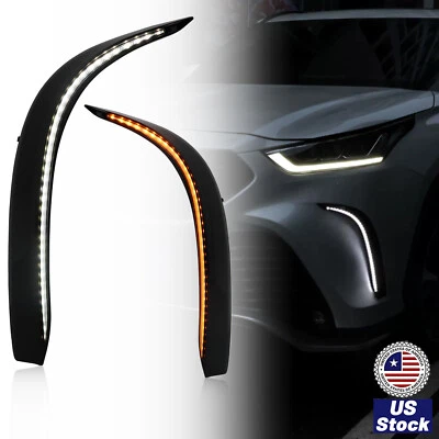 LED Daytime Running Light Fog Lamp Turn Signal For Toyota Highlander XSE 2021-23 - Image 1 of 4