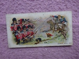 FAULKNER 1902 - OUR GALLANT GRENADIERS 1st SERIES #12 QUATRE BRAS  GD