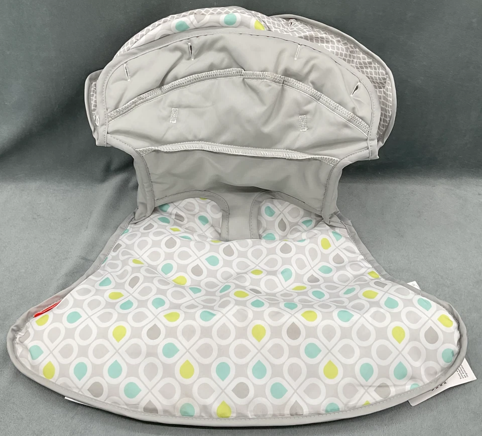 Fisher-Price Sit-Me-Up 地板座椅 蜂蜜露滴替换织物座椅套 — 第 1/2 张图片