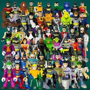 Imaginext Figures Joblot Bundle 60 USED Figures 3" Series DC Superhero