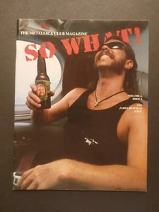 Metallica So What Fan Club Magazine Volume 2 Issue 1 James Hetfield NM/Mint - Picture 1 of 6
