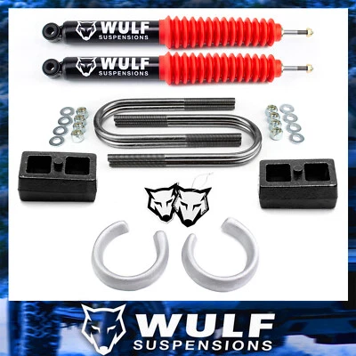 2.5" Front 2" Rear Leveling Lift Kit + WULF Shocks For 1998-2011 Ford Ranger 2WD - Image 1 of 4