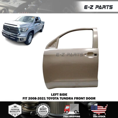 Puerta delantera izquierda lado del conductor derecha Toyota Tundra 2008-2021 Foto 1 de 4