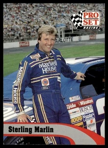 1992 Pro Set Sterling Marlin #177 9427 - Picture 1 of 2