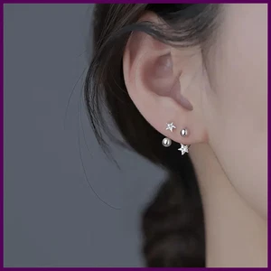 Silver Star Flash Crystal Winter Small Fresh Female 2025 Neu. - Bild 1 von 28