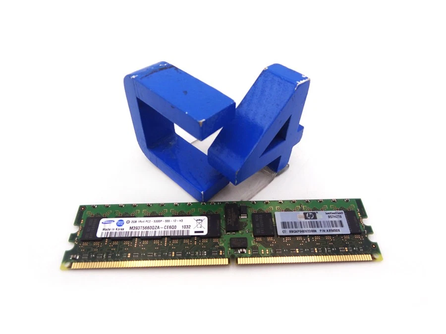 HP AB565DX 2GB PC2-5300 DDR2 SDRAM DIMM - Image 1 of 1