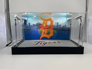 Detroit Tigers - Custom 2-3 Card PSA Display Case W/ LED Lights - Picture 1 of 7
