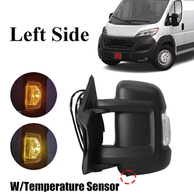 Mirror Manual Adjust For 2014-23 RAM ProMaster 1500 2500 3500 W/Signal Light LH - Image 1 of 4