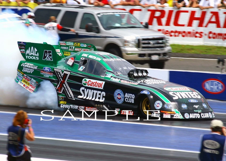ERIC MEDLEN FAST N FURIOUS TOKYO DRIVE FUNNY CAR BURNOUT 11X17 GLOSSY POSTER #W3 - Image 1 of 1