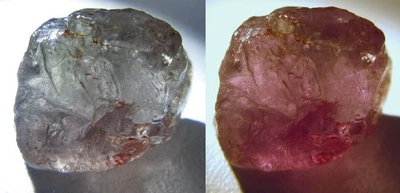 Granate azul claro gris a rosa cambio de color de Tavetta Kenia. 5,75 Crt Foto 1 de 4