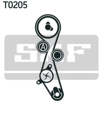 TIMING BELT KIT FITS: PEUGEOT 508 I 2.0 HDI.PEUGEOT 508 SW I 2.0 HDI.PEUGEOT - Image 1 of 4