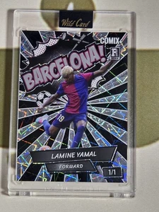 2024 Wild Card Comix Black Label Lamine Yamal 1/1 🔥 Rookie 1/1 🔥 - Picture 1 of 3