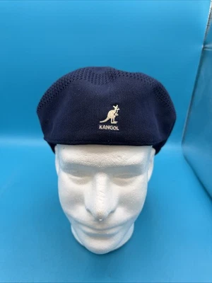 Kanga Men's Blue Hat Newsboy Cap Beret Flat Tropic 504 Ventair Size XXL - Image 1 of 4