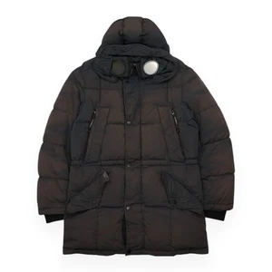 CP Company Fila Nycra Goggle Puffer Jacket Size Large Black - Bild 1 von 7