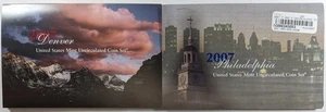 2007 P and D Uncirculated Mint Set - Picture 1 of 4